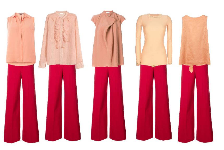 Wat trek ik aan bij mijn rode broek?